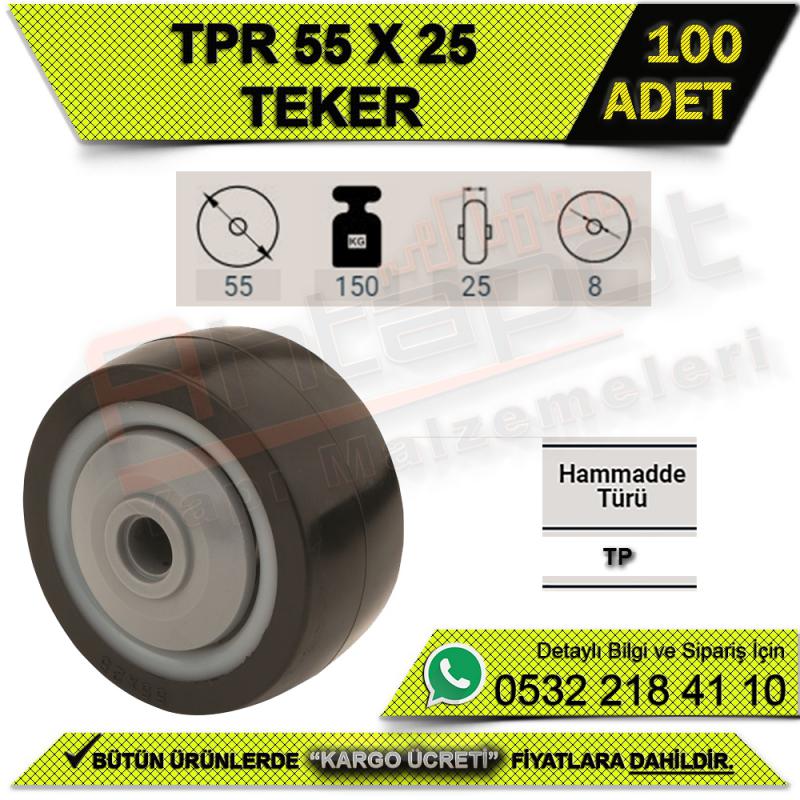 TPR 55x25 TEKER (100 ADET)
